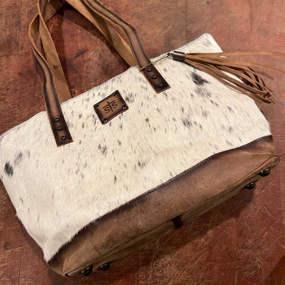 STS Cowhide Tote
